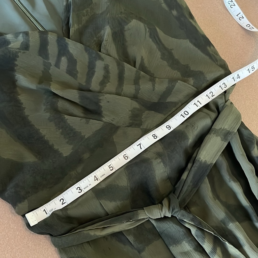 LAUREN RALPH LAUREN Belted Zebra-Print Georgette Dress - 2 - Picture 8 of 10